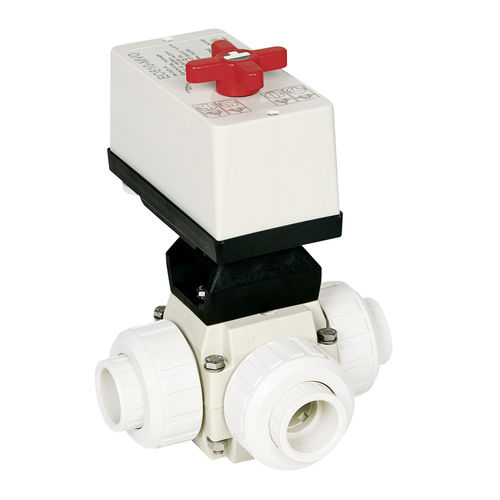 Кран шаровой S4 с электроприводом для питьевой водыфланец