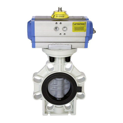 Затвор поворотный К4 с пневмоуправлением для крана для питьевой воды