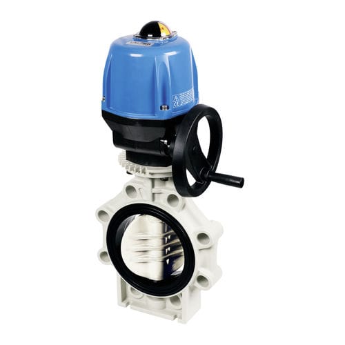 Затвор поворотный К4 с электроприводом для жидких пищевых продуктов и напитков пробкового типа