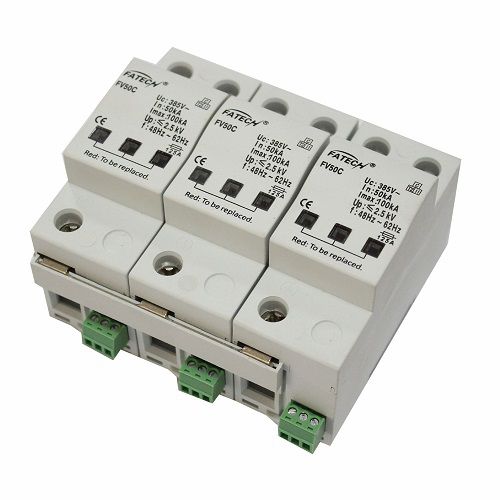 Type 2 surge arrester FV50C/3-xxx(S) seriesfor power suppliesremote signalingAC