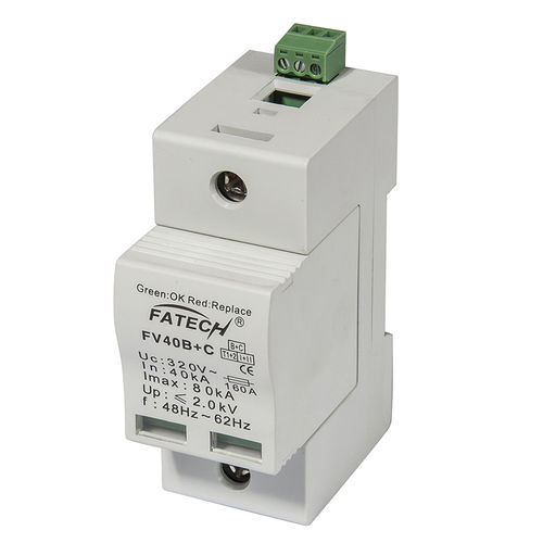 Type 1 surge arrester FV40B+C/1-xxx(S) seriestype 2for power suppliesremote signaling