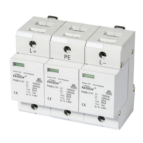 Ограничитель перенапряжения типа 2 FV30B+C/3-1500 PV(S)тип 1дистанционная сигнализациядля фотогальванических установок