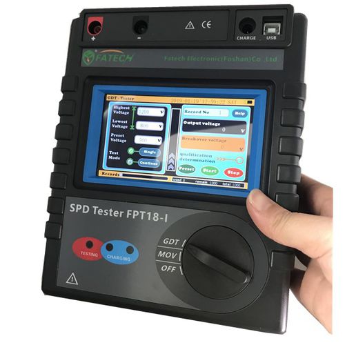 Тестер напряжения FPT18-IУстройство защиты от перенапряжения тока утечкис сенсорным экраном