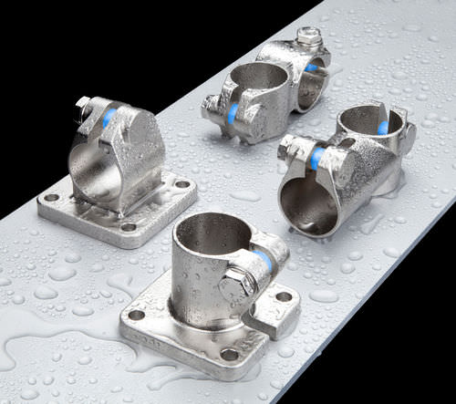 Соединитель круглой трубы поперечно-угловой