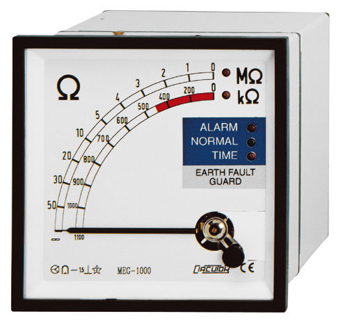 Панельный измеритель сопротивления изоляции серии MEG