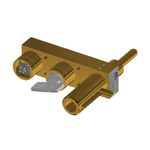 Замок для раздвижной двери KLEkeyboltлатунь