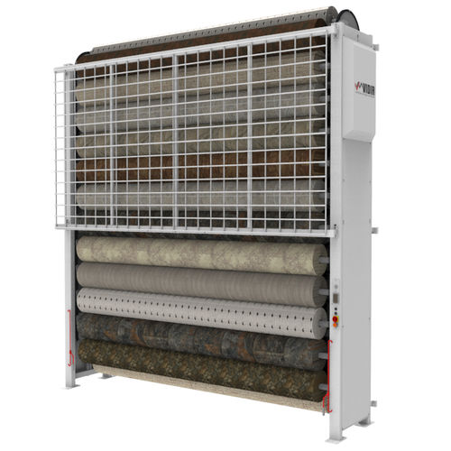 Вертикальная складская карусель для склада для комплектации заказов рулонами