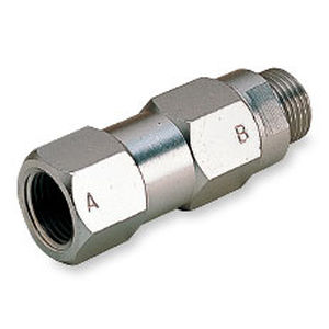 Клапан одноходовой серии UMшаровой для сжатого воздуха латунь никелированная