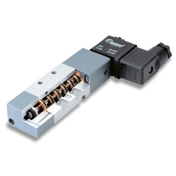 Золотниковый гидрораспределитель серии K 83с электромагнитным управлениемпневматическим3/2-ходовым