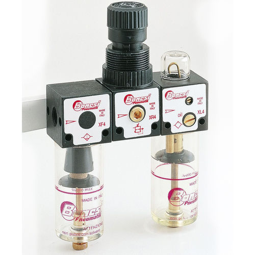 Air filter-regulator-lubricator XFRL seriespolycarbonatemodular