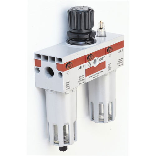 Air filter-regulator-lubricator AS FRL seriesaluminummodular