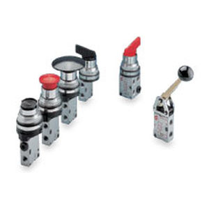 Тарельчатый пневматический распределитель серии 340 с ручным управлением3/2-ходовой5/2-ходовой