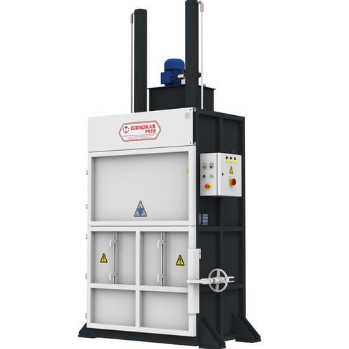 Вертикальный пакетировочный пресс HKBDс фронтальной загрузкойверхняя загрузкадля картона