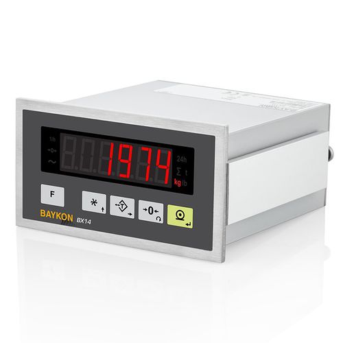 Цифровой индикатор-контроллер веса BX14 пакетный IP65для монтажа на панель