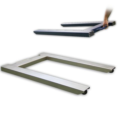 Паллетные весы из нержавеющей стали BUс аккумуляторомс отдельным индикатороммобильные