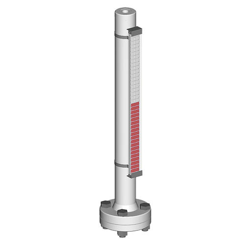 Указатель уровня жидкости серии 23614-х магнитныйдля цистерныиз нержавеющей стали
