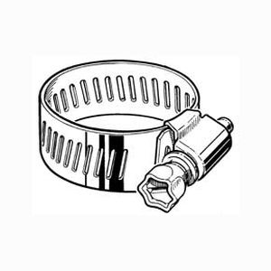 Хомут для шланга из нержавеющей стали 47852/B8HSPX с червячной перфорированной лентой