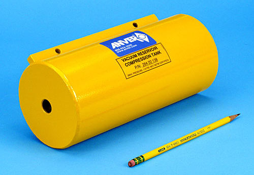 Вакуумный бак 28400138 сталь с покрытием горизонтальный