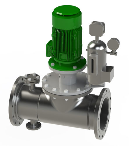 Роторно-статорный смеситель Flomixin-lineдля жидкостейвертикальный