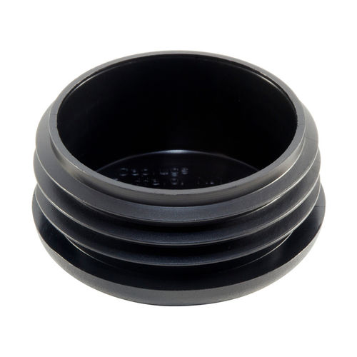 Заглушка для круглой трубы серии CCF, с круглыми ребрами, с наружной резьбой