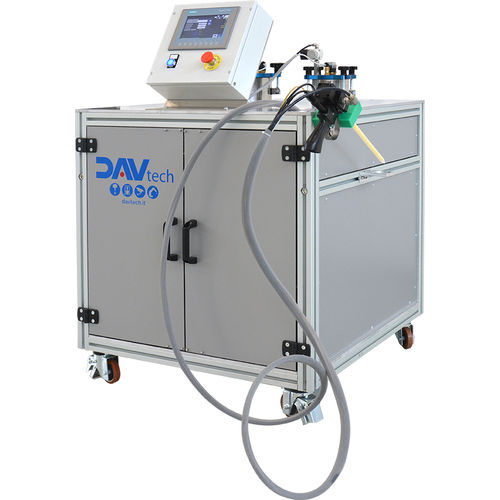 Система дозирования двухкомпонентной смолы с объемным насосомцифроваямобильная