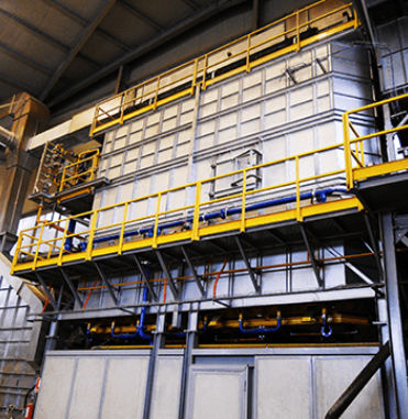 Охладитель-нагреватель литейного песка