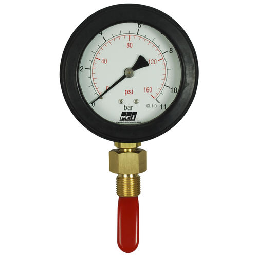 Аналоговый манометр GG100нержавеющая стальлатунь трубка Бурдона, заполненная жидкостью