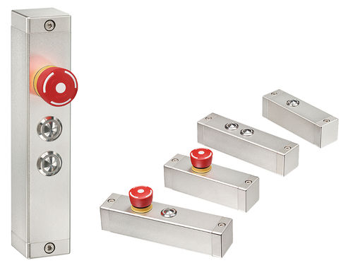 Прямоугольный корпус для поверхностного монтажа, inoxswitch