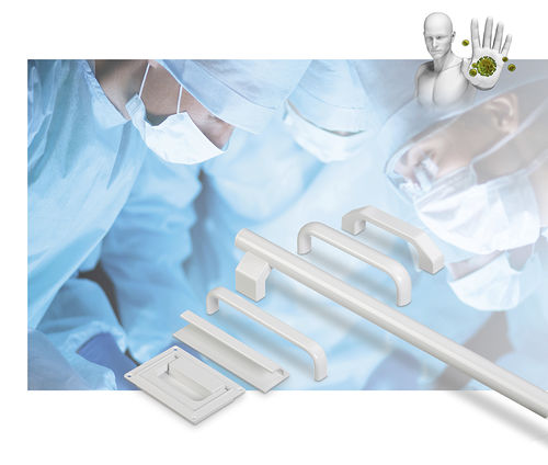 Адаптируемая ручка для медицинского примененияиз алюминияс защитой