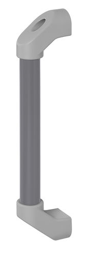 Ручка-скоба РС-30двернаяпластиковаяП-образная