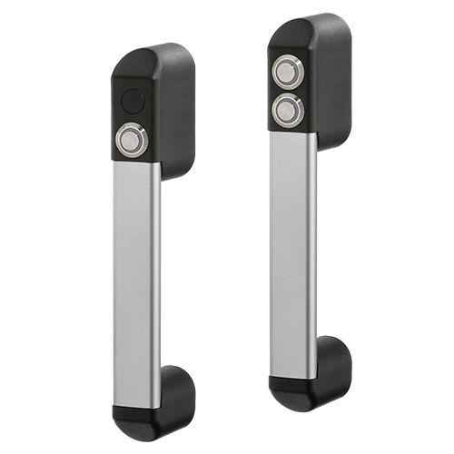 Функциональная ручка FG18-01, FG18-02алюминийс кнопкойс функцией электрического переключения