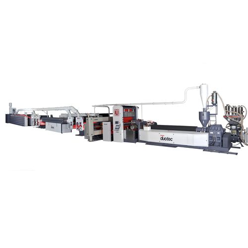 Экструзионная линия для производства лент серии Duotec для термопластов3-слойные
