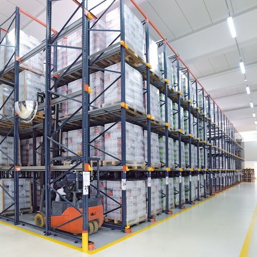 Въездные паллетные стеллажи для тяжелых грузовпаллетметалл