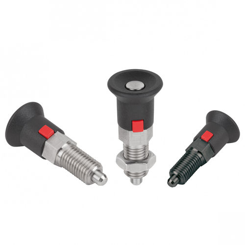 Стопорный плунжер из нержавеющей стали серии K1213, запираемый