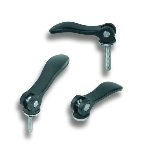 Алюминий, эксцентриковый рычаг, пластик, нержавеющая сталь, с наружной резьбой