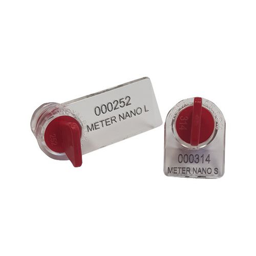 Защитная пломба из поликарбоната METER NANO S y L проволокаиз полимерадля огнетушителей