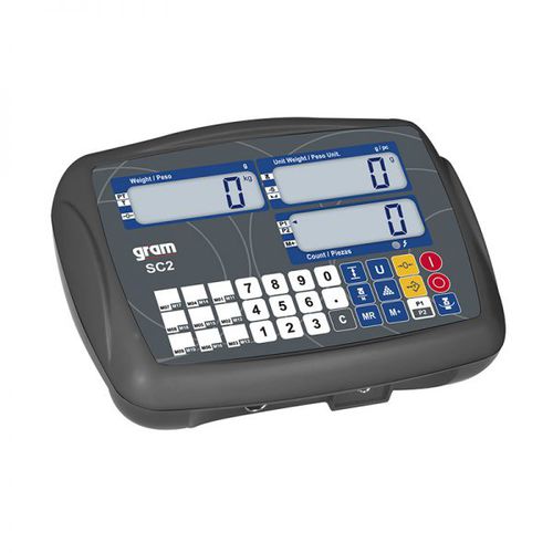 Индикатор веса с ЖК-дисплеем SC2 для монтажа на панелидистанционного управления с питанием от аккумулятора