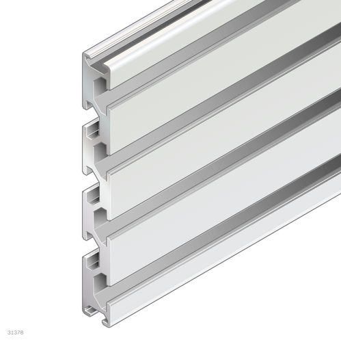 Алюминиевый профиль 3842537821прямоугольныйпромышленныйоткрытый