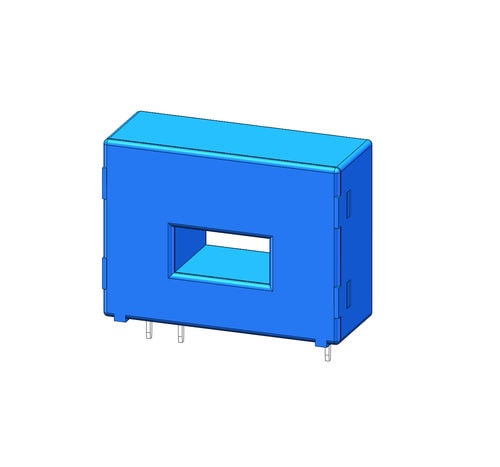 Датчик тока на эффекте Холла с замкнутым контуром серии SCB6для печатных платDCAC