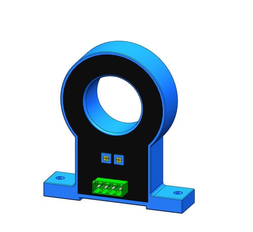 Датчик тока на эффекте Холла с замкнутым контуром, серия SCB13, фиксированныйDCAC