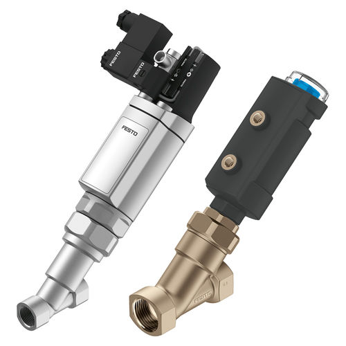 Клапан угловой седельный VZXAкартриджпневматическийзапорный