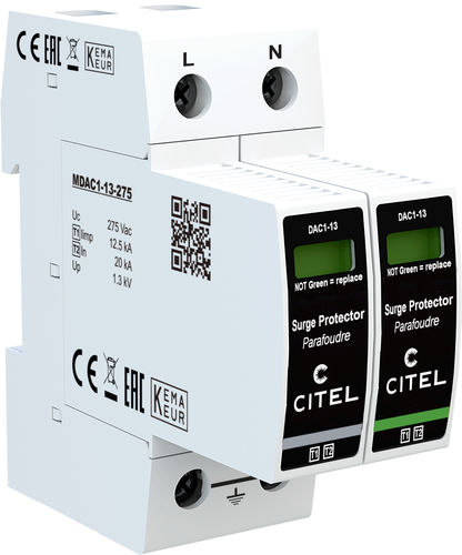 Ограничитель перенапряжения типа 1 Серия DAC1-13тип 1 + 2, антипомпажный, биполярный
