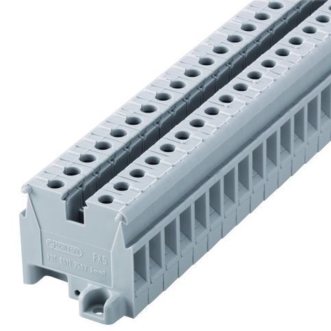 Клеммная колодка для монтажа на DIN-рейку FK5винтовые соединенияпластик2-полюсный