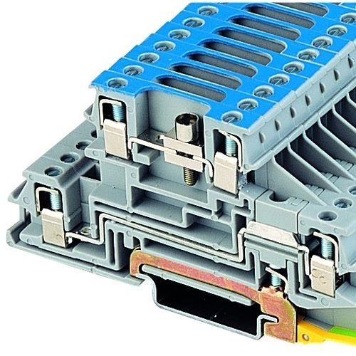 Клеммная колодка на DIN-рейку IKEPTвинтовые соединенияпластик