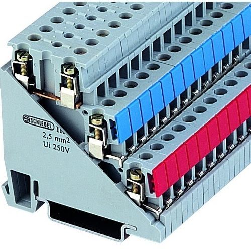 Клеммная колодка на DIN-рейку IKI4винтовые соединенияпластик