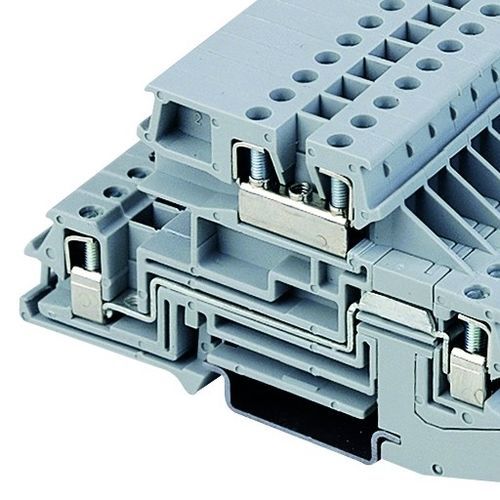 Клеммная колодка на DIN-рейку IKPPвинтовые соединенияпластик