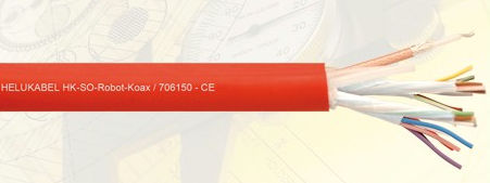 Силовой оптический кабель HK-SO-Roboflex изолированныйдля робототехникигибкий
