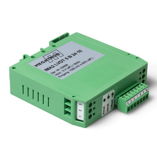 Усилитель сигнала IMA2LVDTаналоговый изолированный для индуктивных и резистивных датчиков