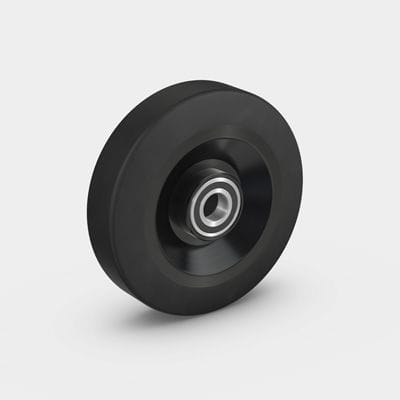 Monobloc wheel polyurethanehandlingelastic