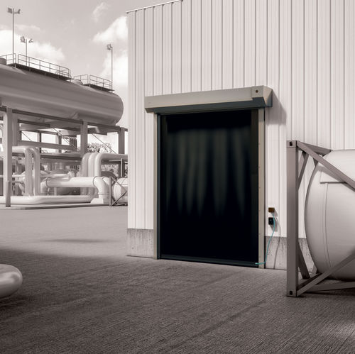 Рулонные ворота S-559нержавеющая стальскоростные ветрозащитные